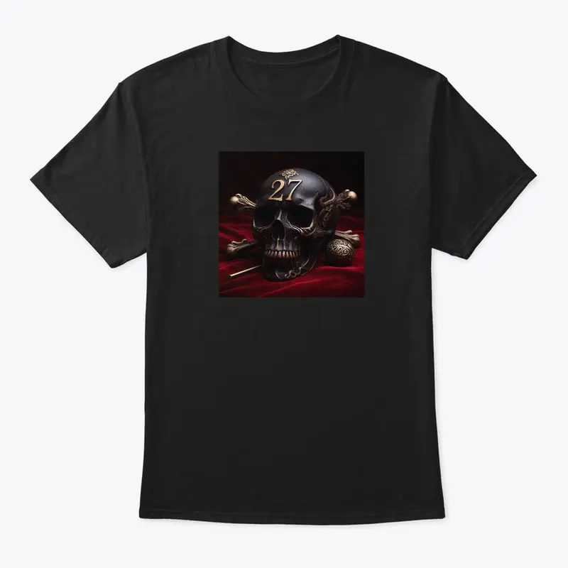 Black Skull Crew T-Shirt